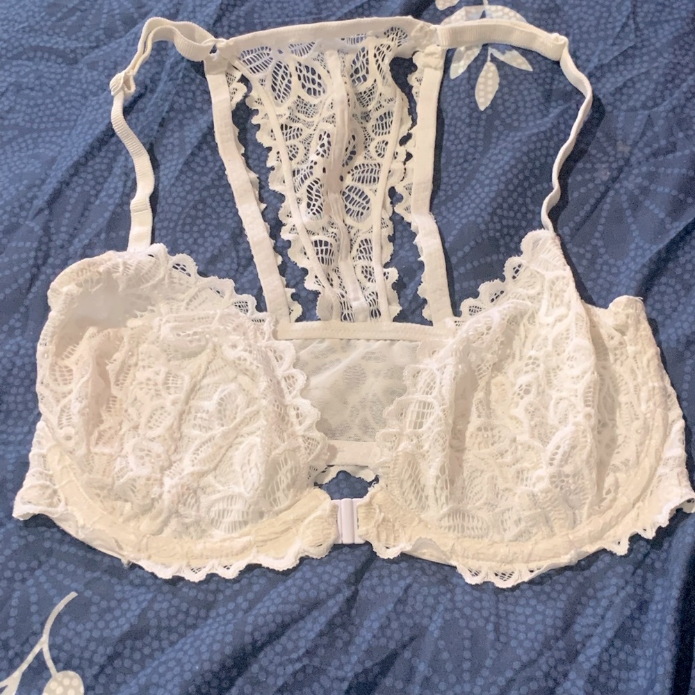 Pink bra